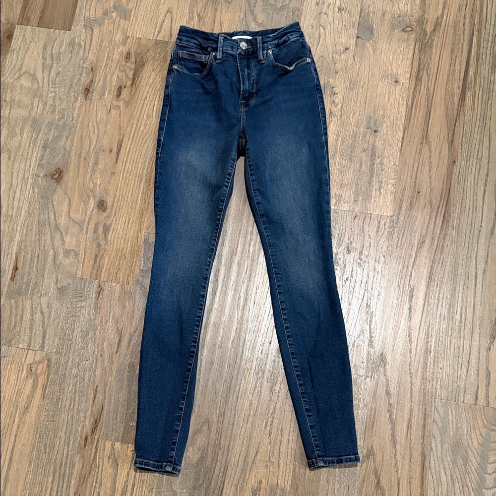 Good American Dark Blue Skinny Jeans
